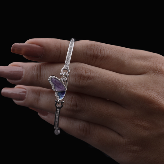 Butterfly Bloom Crystal Bracelet Flaunt Glow