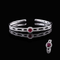 Ruby Radiance Bracelet & Ring Set Flaunt Glow