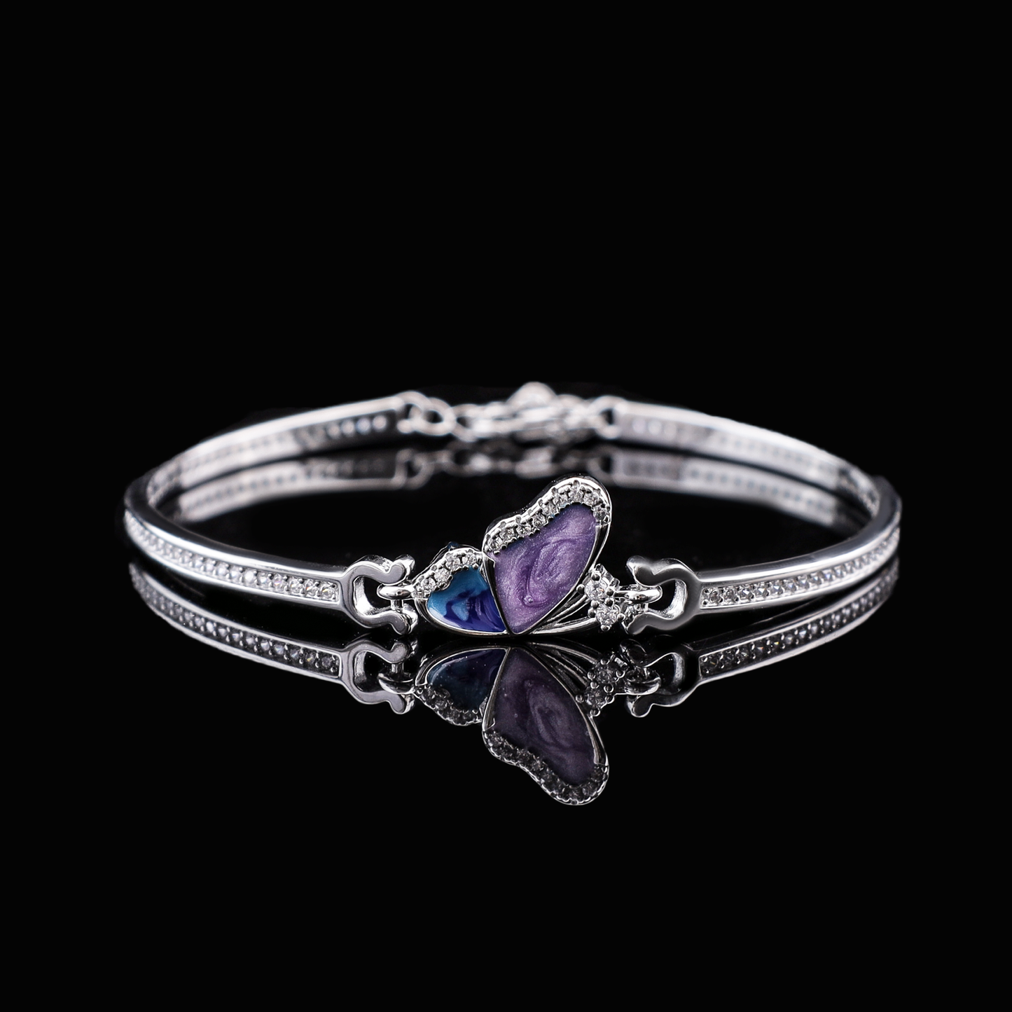 Butterfly Bloom Crystal Bracelet Flaunt Glow