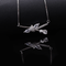 Cupid Arrow Crystal Pendant Necklace Flaunt Glow