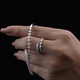 Dual Spark Open Cuff Bracelet Set Flaunt Glow