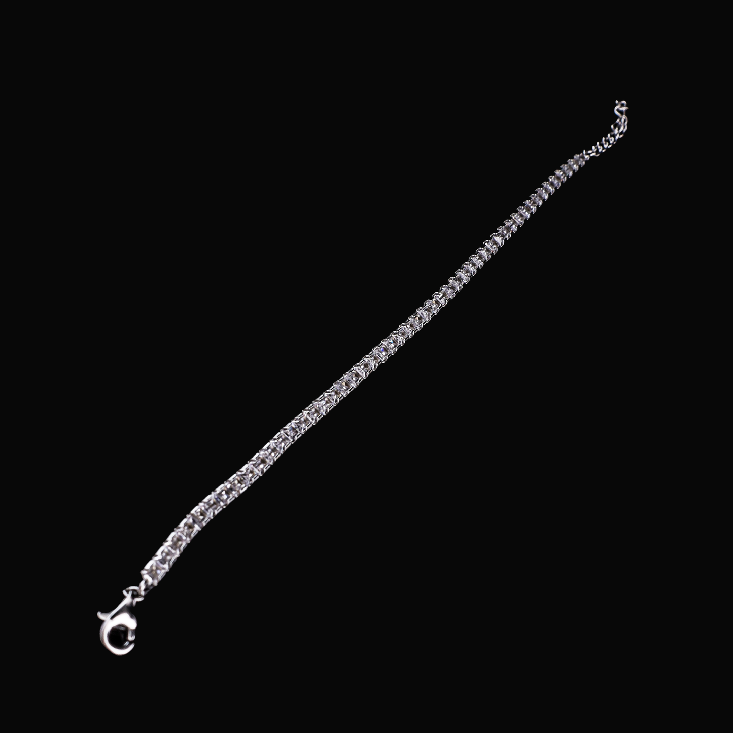 Crystal Line Tennis Bracelet Flaunt Glow