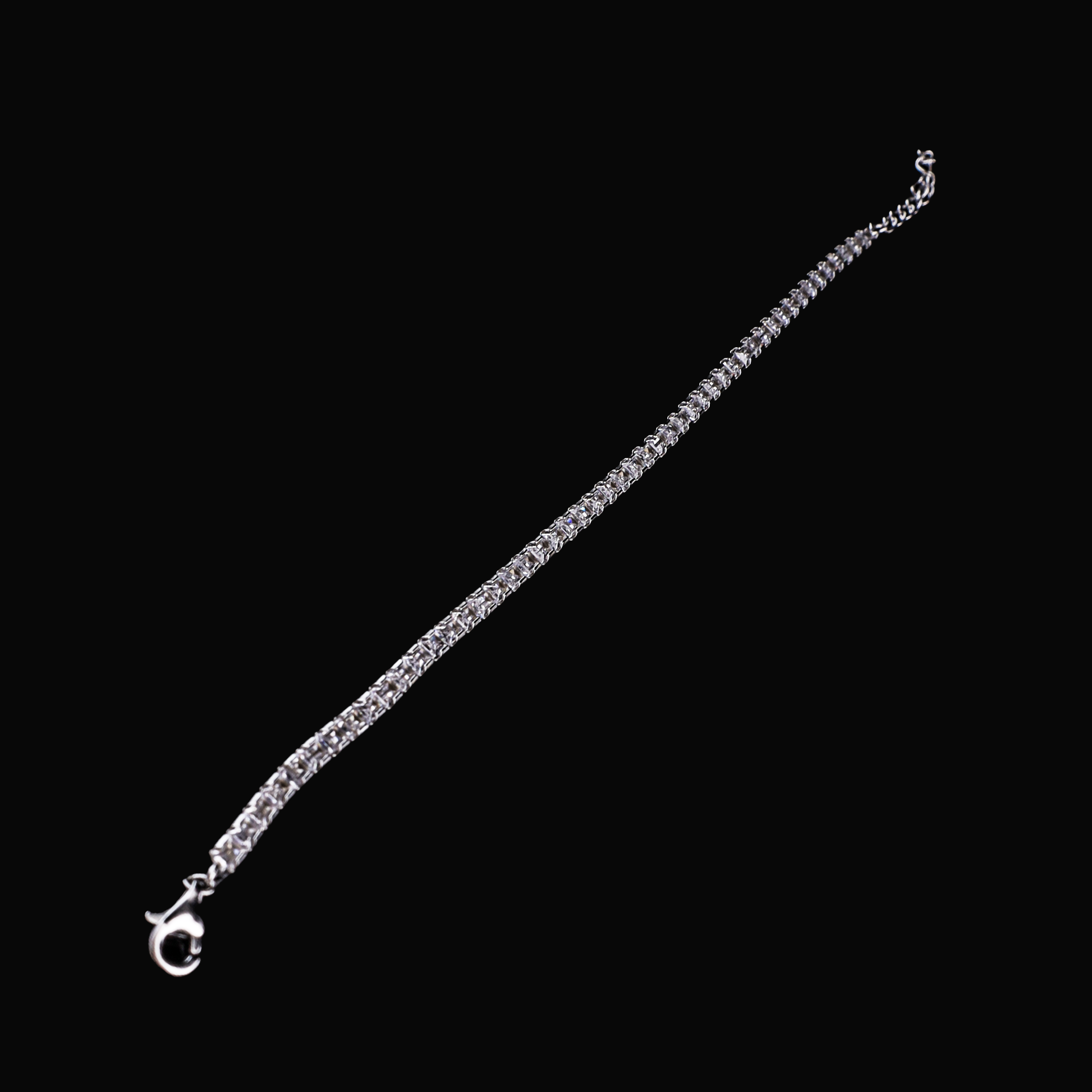 Crystal Line Tennis Bracelet Flaunt Glow