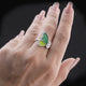 Emerald Butterfly Statement Ring Flaunt Glow