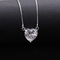 Classic Crystal Heart Pendant Necklace Flaunt Glow