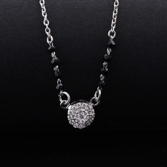 Classic Bloom Circle Mangalsutra Flaunt Glow